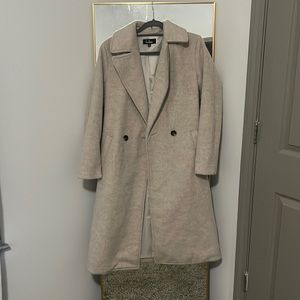 Wool trench coat